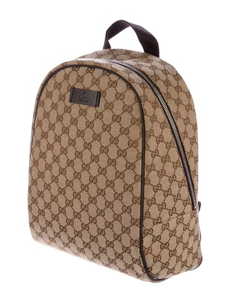 gucci gg high logo print|Gucci gg logo backpack.